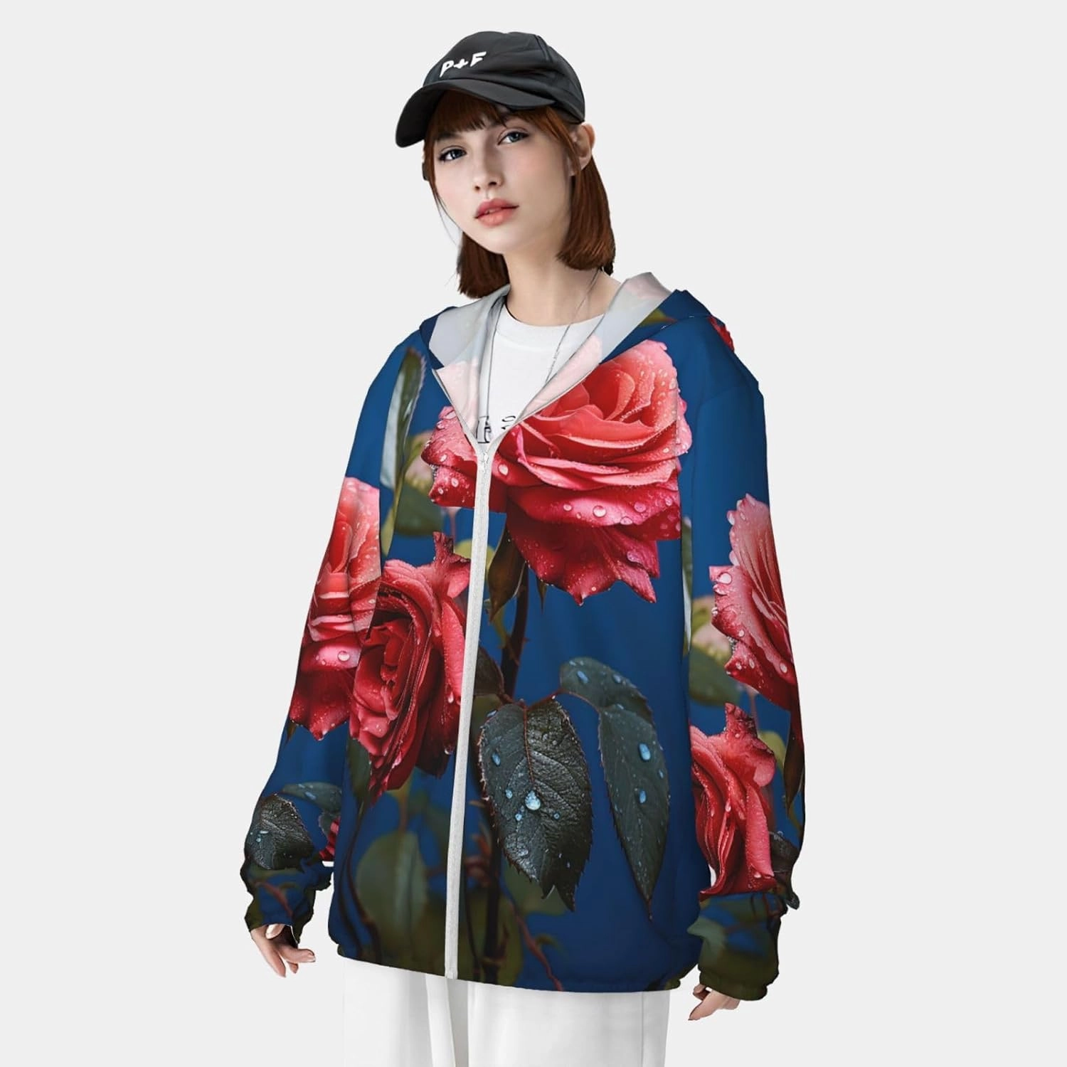 Men's Sun Protection Jacket UPF 50  Full Zipper Long Sleeve UV Hoodie Shirt Women's Outdoor Jacket