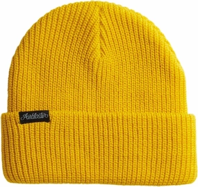 Mens Commodity Beanie, Gold, OFA