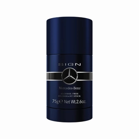 Mercedes-Benz Sign - Stick Deodorant for Men - Mens Deodorant Stick - Tonka Bean, Patchouli Fragrances - Alcohol Free Deodorant for Men - 2.6 oz