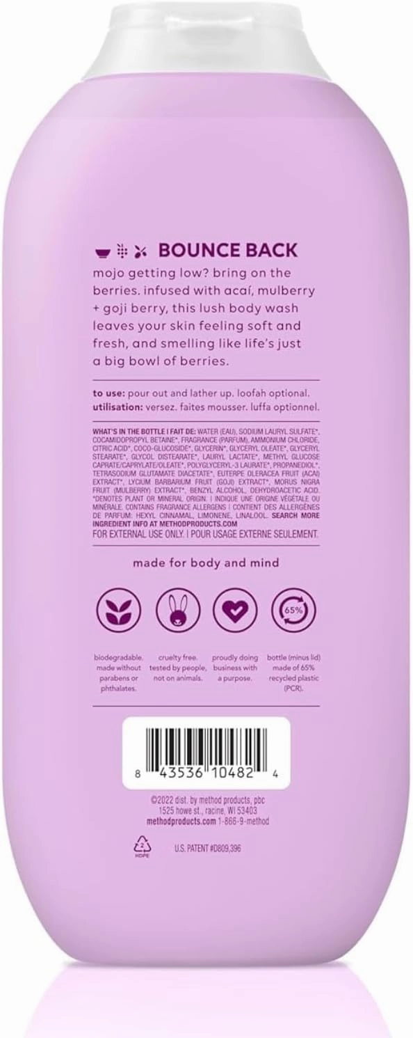 Method Body Wash (Pure Peace   Berry Balance)