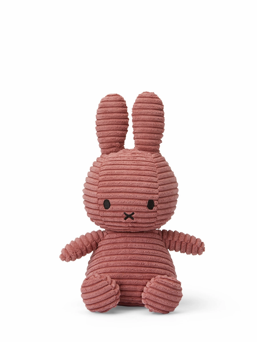 Miffy & Friends Miffy (ECO) Corduroy Dusty Rose 23cm