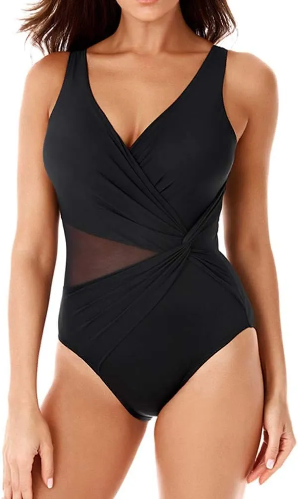 Miraclesuit Women's Swimwear Illusionists Circe Soft Cup Tummy Control One Piece Swimsuit