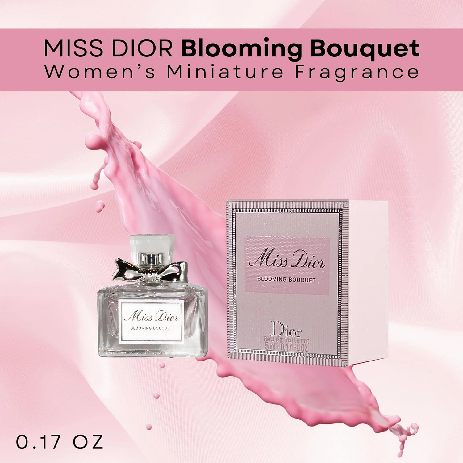 Miss Dior Blooming Bouquet by Christian Dior Womens Travel Size EDT 0.17 oz