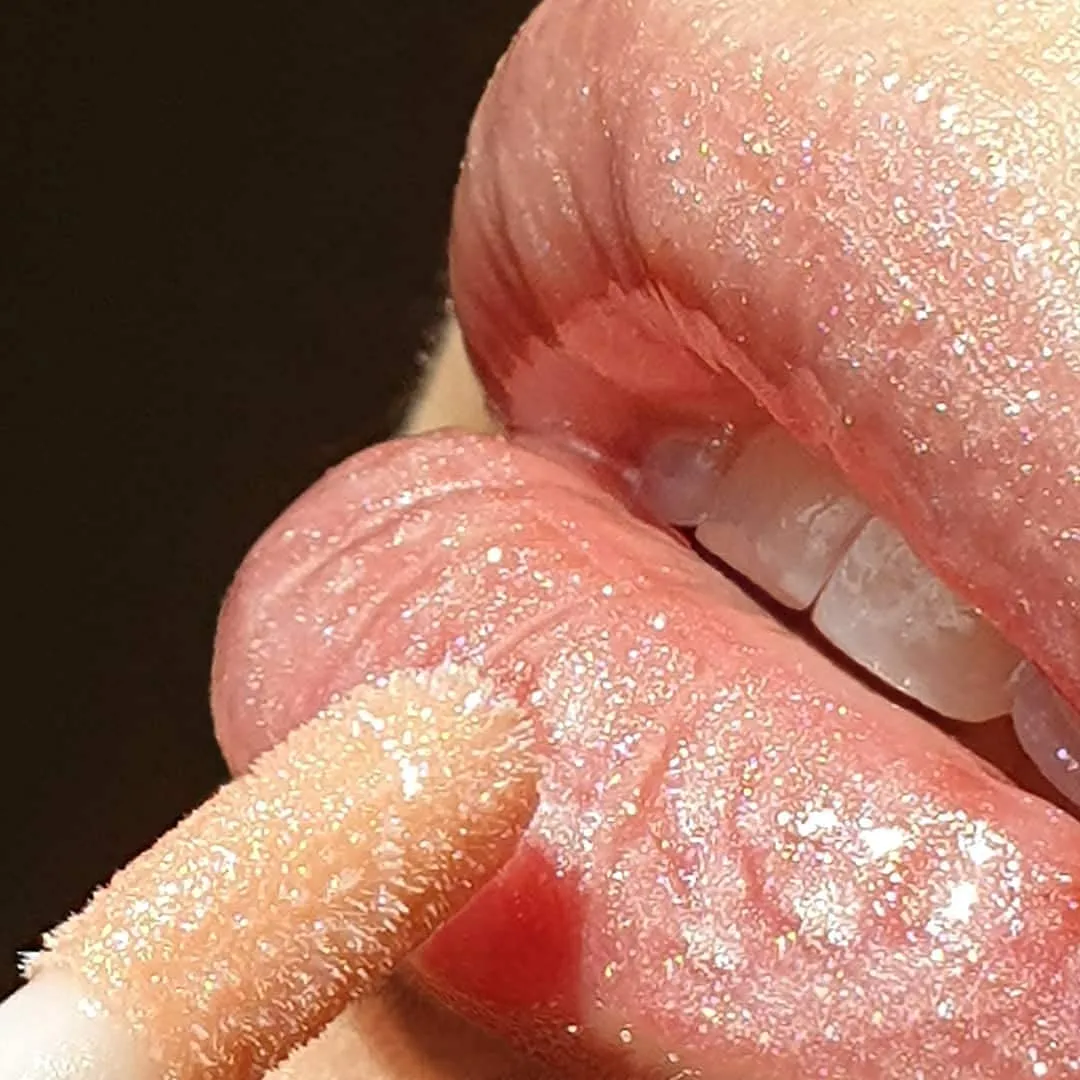 MODE Lip Lacquer Ultra Shine Lip Gloss, Long Lasting Hydrating Creamy Color, Natural Moisturizing Sweet Almond, Areni Noir & Apricot Fruit Oils, Vegan – FIZZZ – Pink Champagne Shimmer Pearl 0.25 fl oz