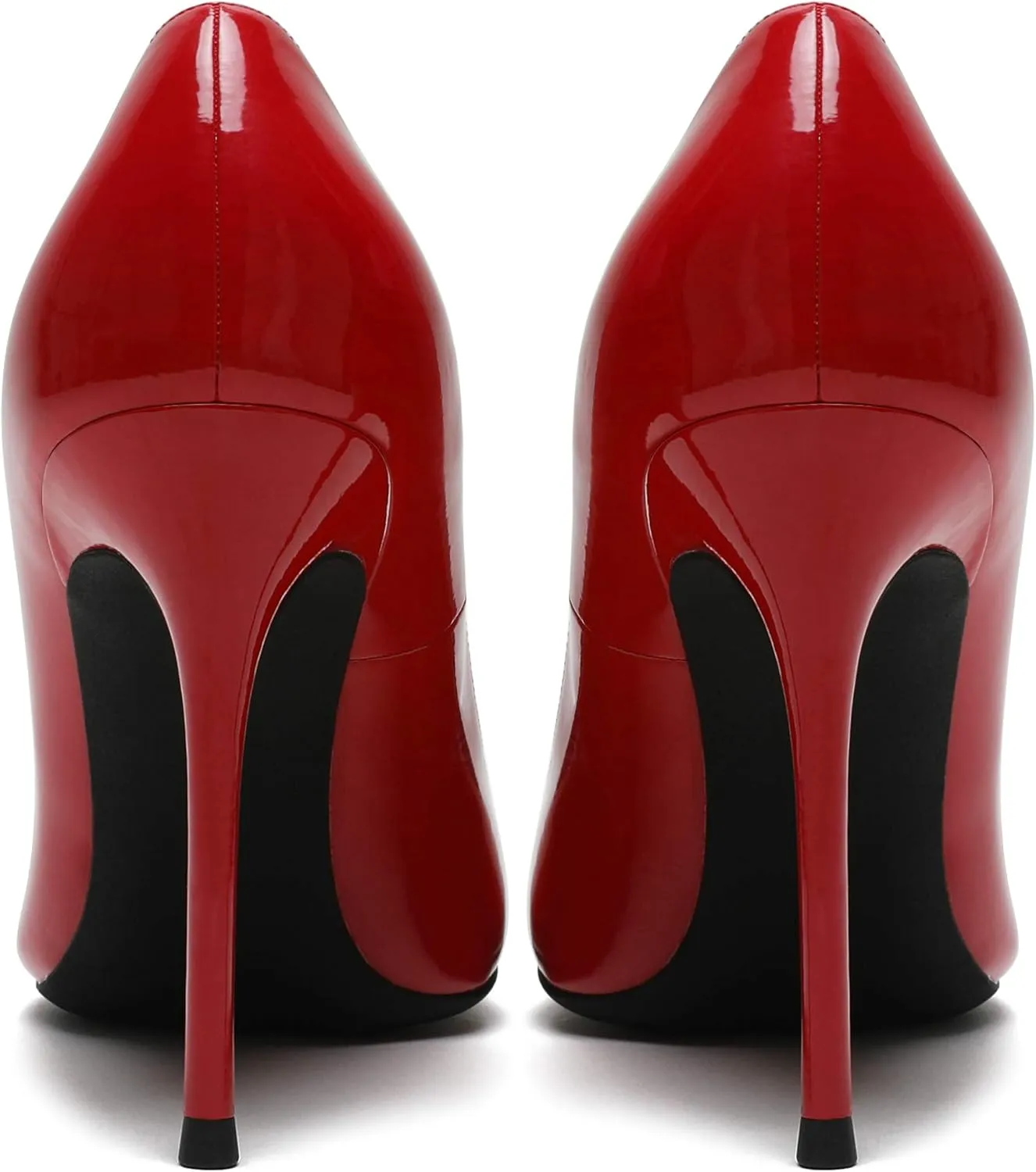 MOOMMO Women Satin High Heel Pumps Pointed Toe Sexy Stilettos 4 inch Slip On Formal Dress Shoes for Ladies Wedding Party Evening Work 4-13 M US
