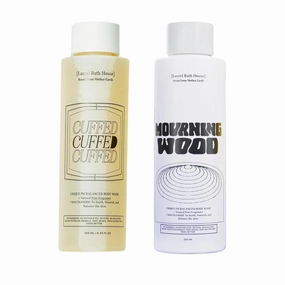 Mourning Wood & Cuffed Body Wash Discovery Set | Hydrates, Cleanses, Nourishes Skin with Niacinamide | Free From Parabens, Sulfates & Phthalates