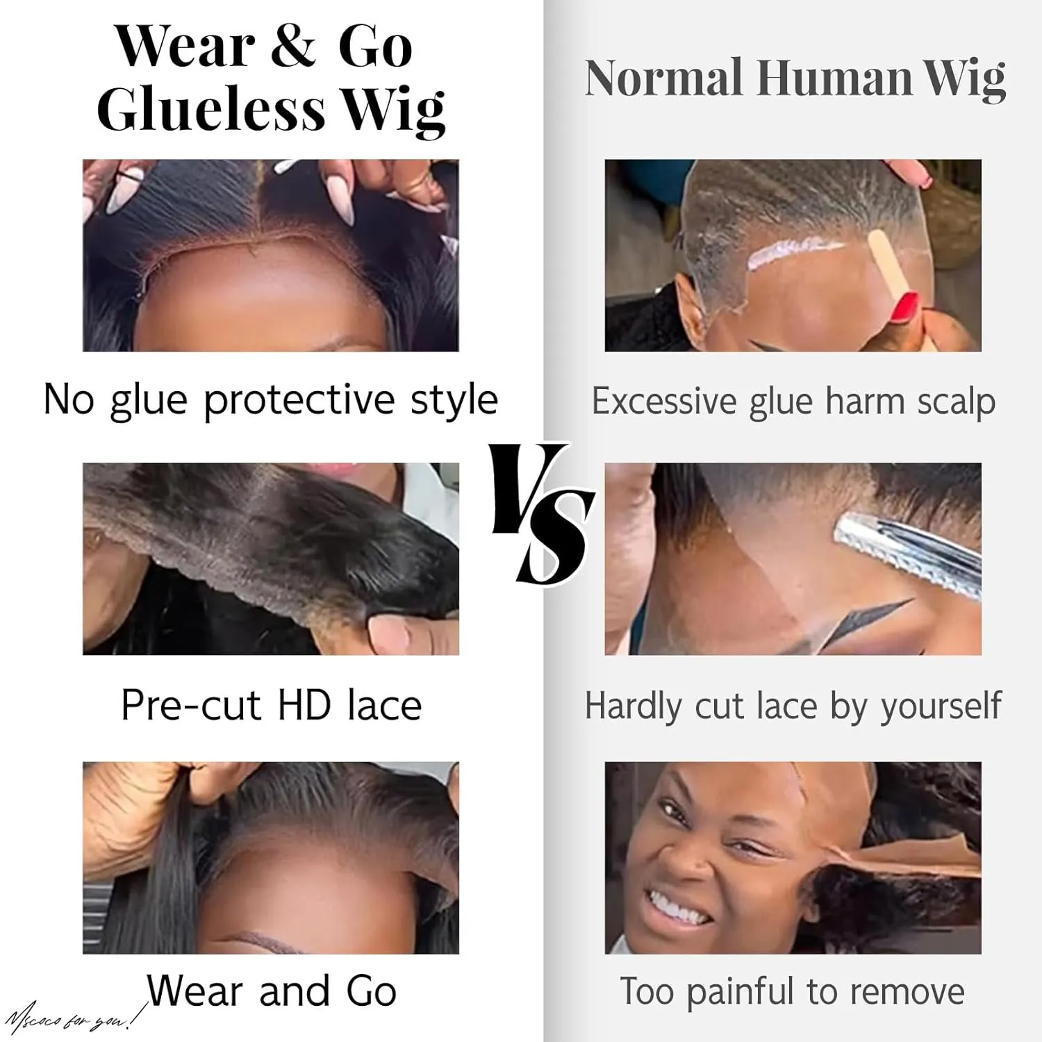 mscoco Bob Wig Human Hair 5×6 Body Wave HD Lace Front Wigs Pre-bleached knots Bob Wig Human Hair Glueless 4/27 Wigs Human Hair for Black Women Body Wave Wig 14Inch