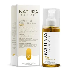 Natura Skin Oil 5fl OZ - Anti-Stretch Marks and Scars Body Oil Skin Care Firming, Non-Greasy, Deeply Hydrates and Nourishes - Tensor and Skin Repair Effect., Gold