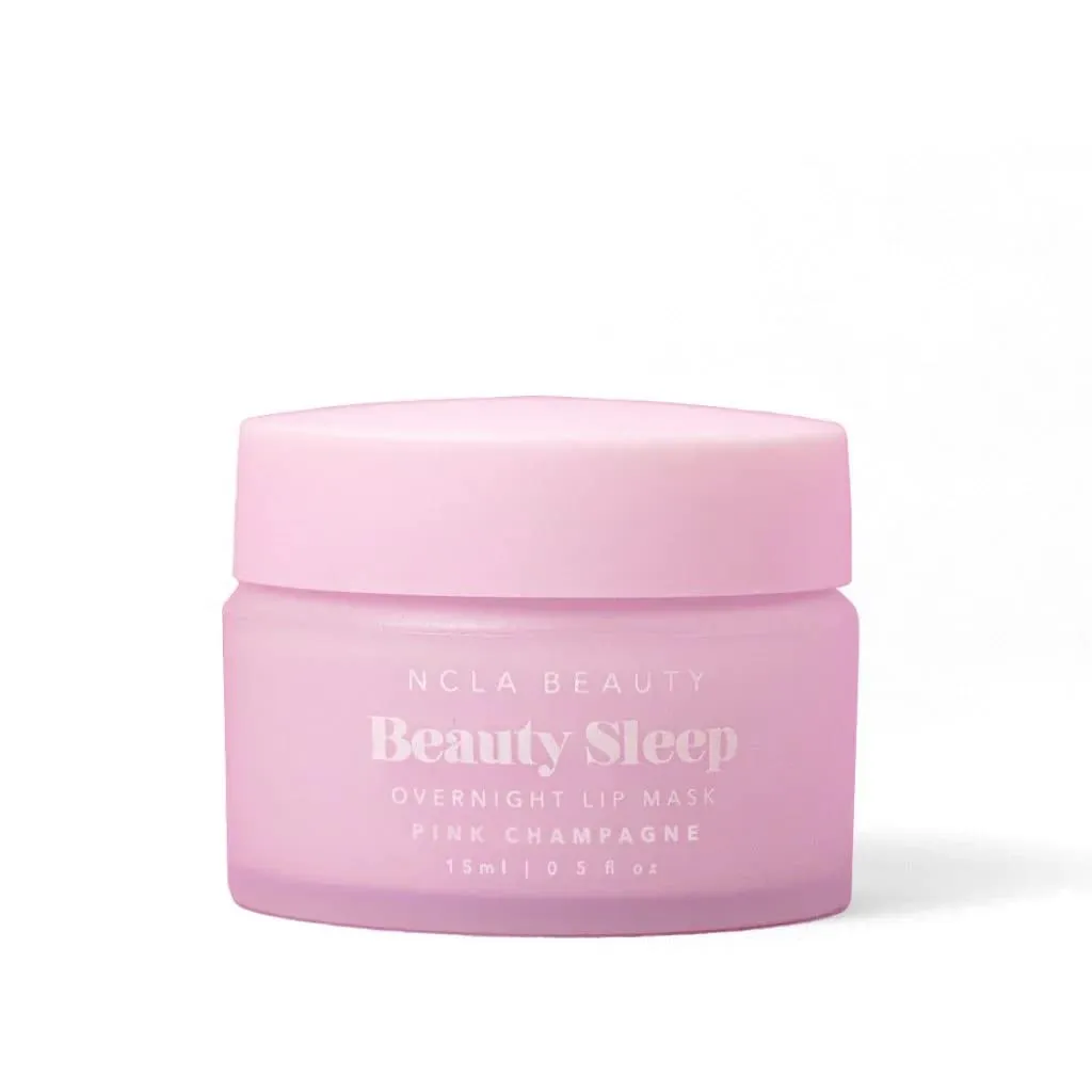 NCLA - Beauty Sleep Overnight Lip Mask | Vegan, Cruelty-Free, Clean Skincare (Pink Champagne)