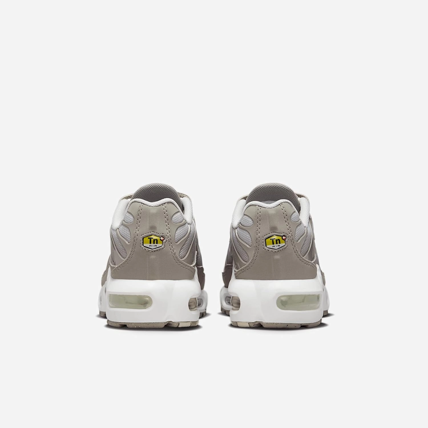 Nike Air Max Plus Big Kids' Shoes (CD0609-035, Photon Dust/Enigma Stone/White/Particle Rose)