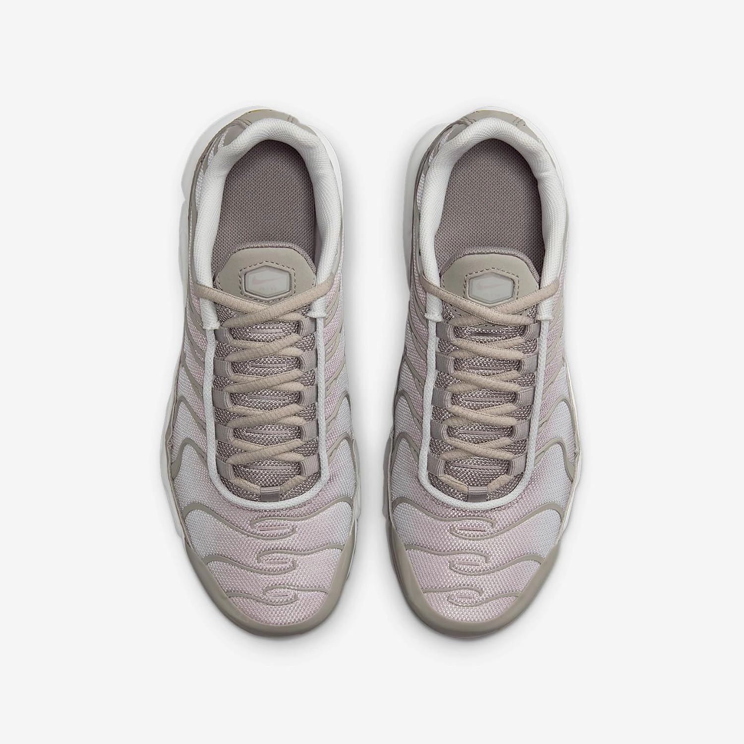 Nike Air Max Plus Big Kids' Shoes (CD0609-035, Photon Dust/Enigma Stone/White/Particle Rose)