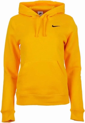 Nike Womens Pullover Fleece Hoodie (Gold, XXL)