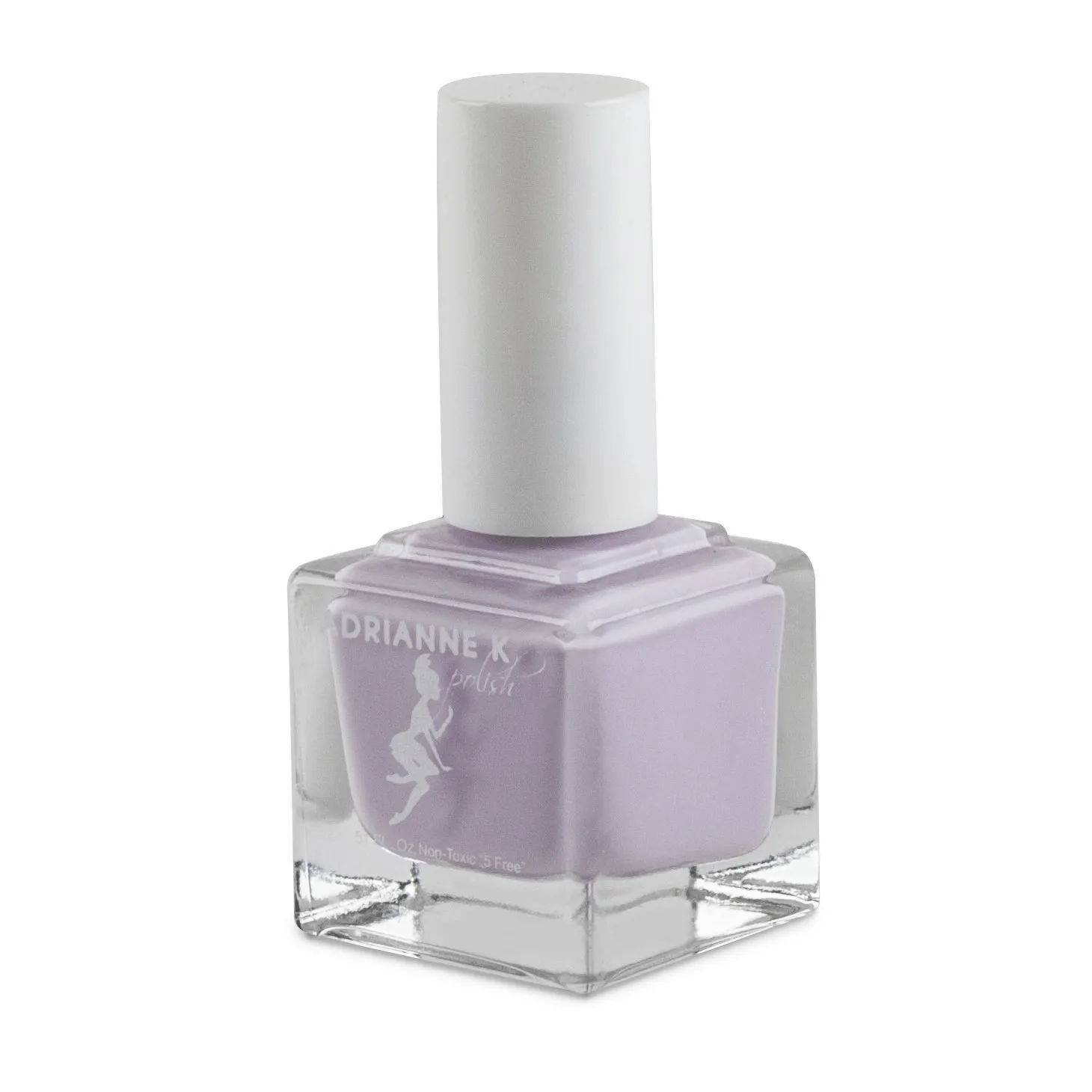 NONTOXIC 10 FREE GLOSSY SOFT LILAC NAIL POLISH, RILEY, .51 FL OZ.