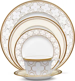 Noritake Trefolio Gold 5-Piece Place Setting, Service for 1