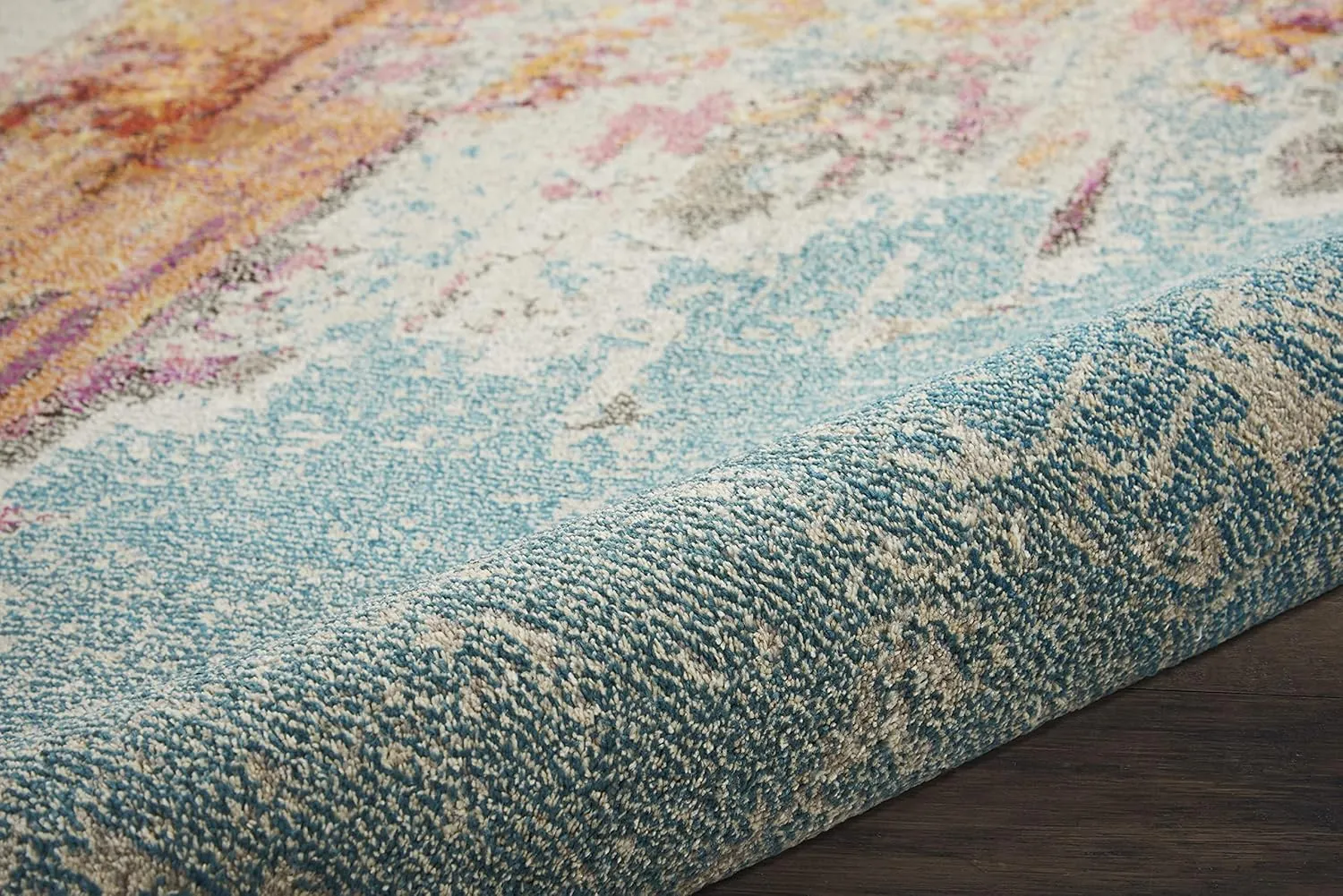 Nourison Celestial Modern Abstract Sealife 7' x 10' Area Rug, Easy Clean, Non Shedding, Bed Room, Living Room, Dining Room, Kitchen (7x10)