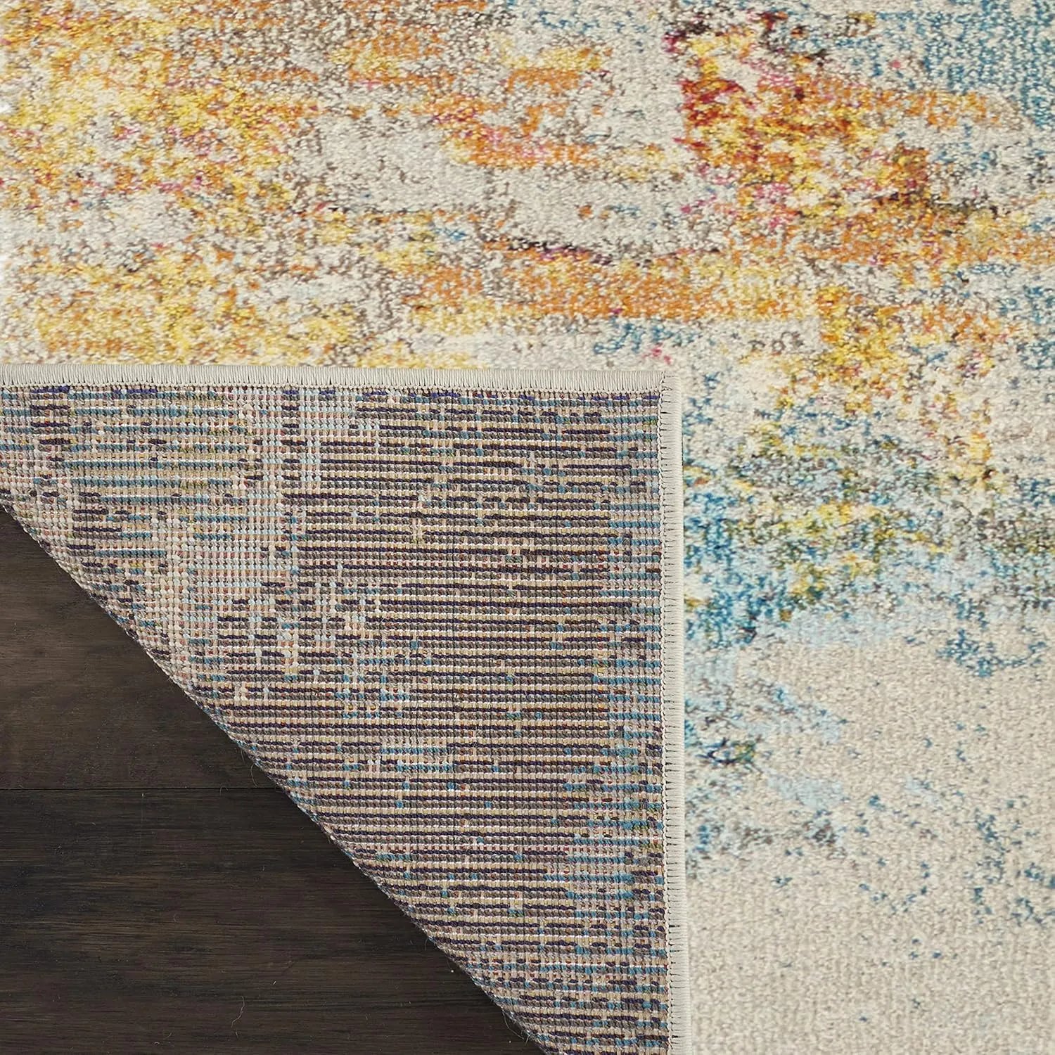Nourison Celestial Modern Abstract Sealife 7' x 10' Area Rug, Easy Clean, Non Shedding, Bed Room, Living Room, Dining Room, Kitchen (7x10)