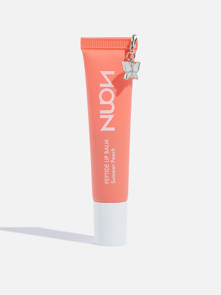Nuon Peptide Summer Peach Lip Balm - 10 gm
