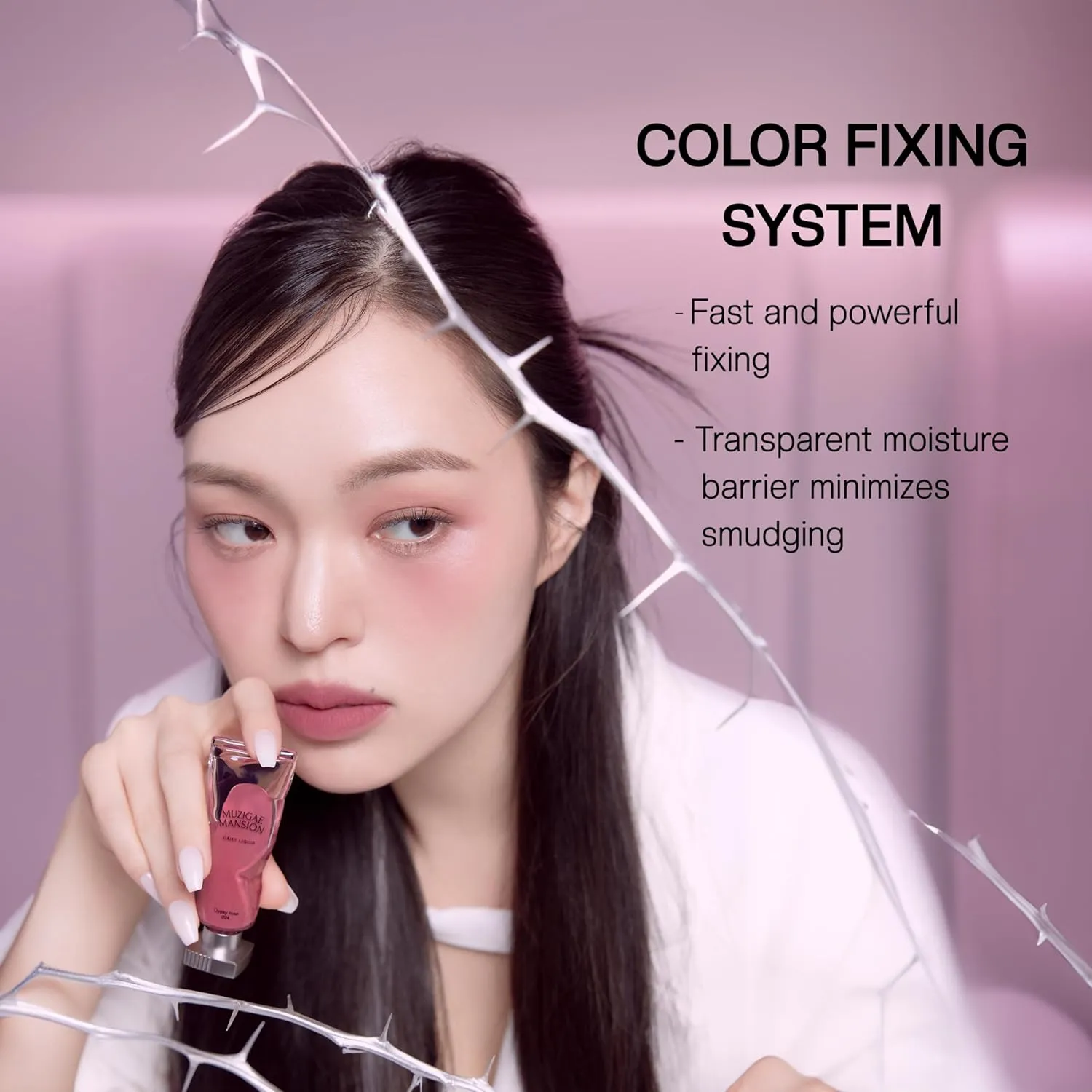 Objet Lip Stain (Unique Paint Tube Design) – Velvet Matte Tint, Long-Lasting Waterproof Lipstick, Hydrating Korean Makeup, Red & Rose Gloss, K-Beauty Tinted Lipstain (13 APPEAL)