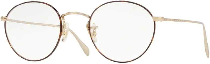 Oliver Peoples New OV 1186 COLERIDGE 5295 SOFT GOLD/AMBER DTBK FOIL Eyeglasses