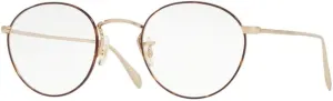 Oliver Peoples New OV 1186 COLERIDGE 5295 SOFT GOLD/AMBER DTBK FOIL Eyeglasses