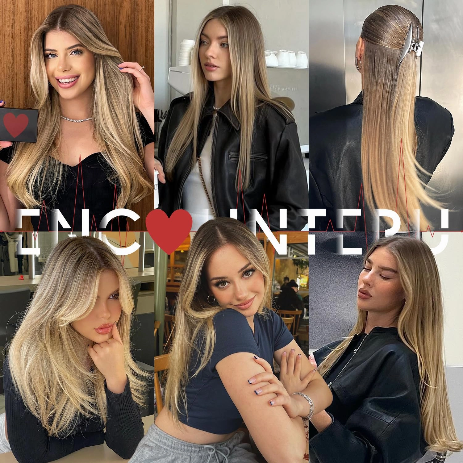 Ombre Blonde Lace Front Wig for Women Synthetic Lace Straight Wigs PrePlucked Ready to Wear Glueless Wig 13X5X1 Lace Wig Dirty Blonde 26inch