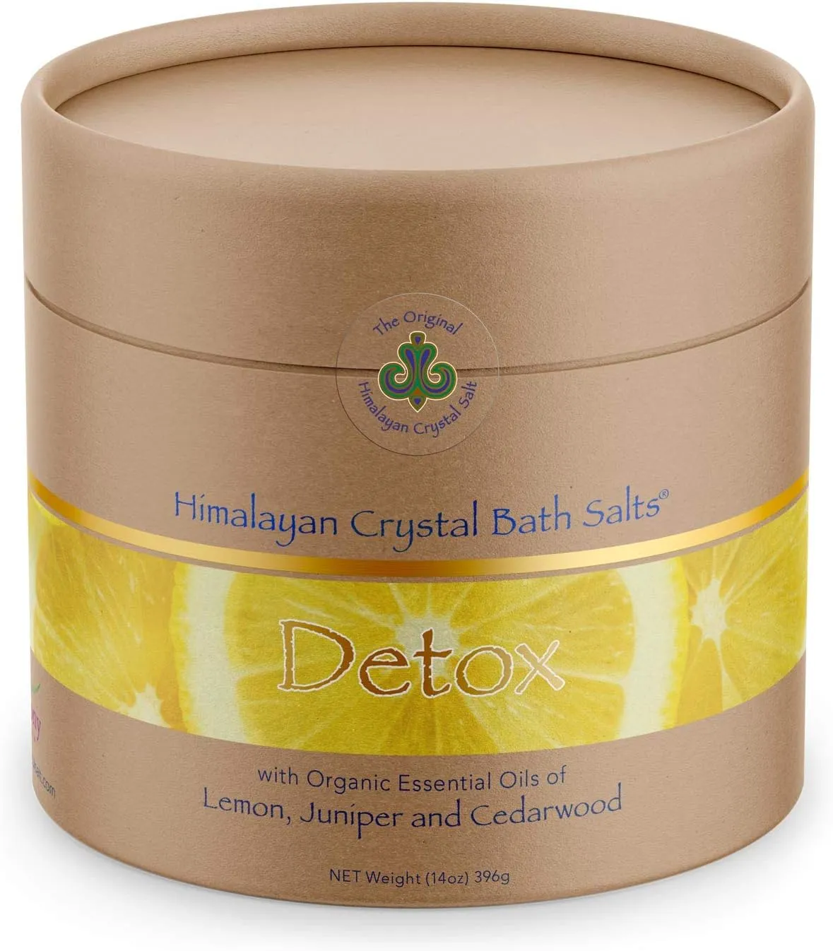 Original Himalayan Crystal Bath Salts | Detox with Juniper Cedarwood and Lemon Essential Oils | Release Stress