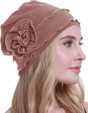 osvyo Cotton Chemo Headwear Turban Cap for Women - Soft Elastic Beanie Hair Loss Sealed Packaging