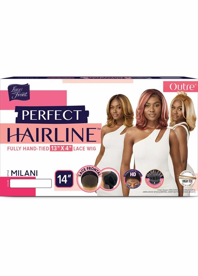 Outre Lace Front Wig - Perfect Hair Line 13X4 - Milani (DR4/CHOCOLATE GOLD)
