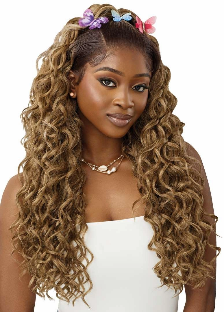 Outre Lace Front Wig - Perfect Hair Line 13X6 - Esmera (DR4/CHOCOLATE GOLD)