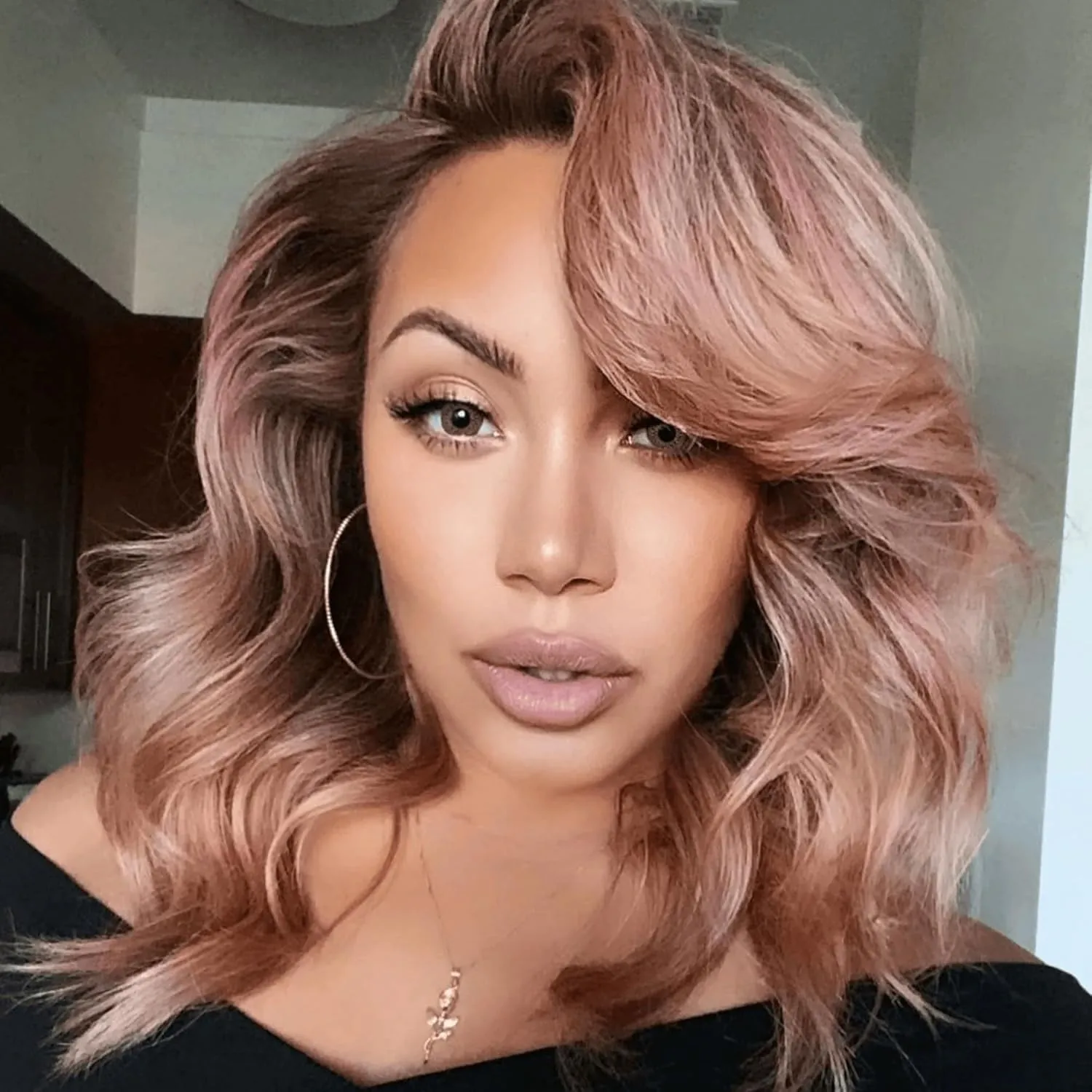 Overtone Daily Color Depositing Conditioner: 8oz Temporary Coloring Conditioner w/Shea Butter & Coconut Oil, Refresh Color & Prevent Fading, Vegan & Cruelty-Free, Rose Gold is Desert Rose