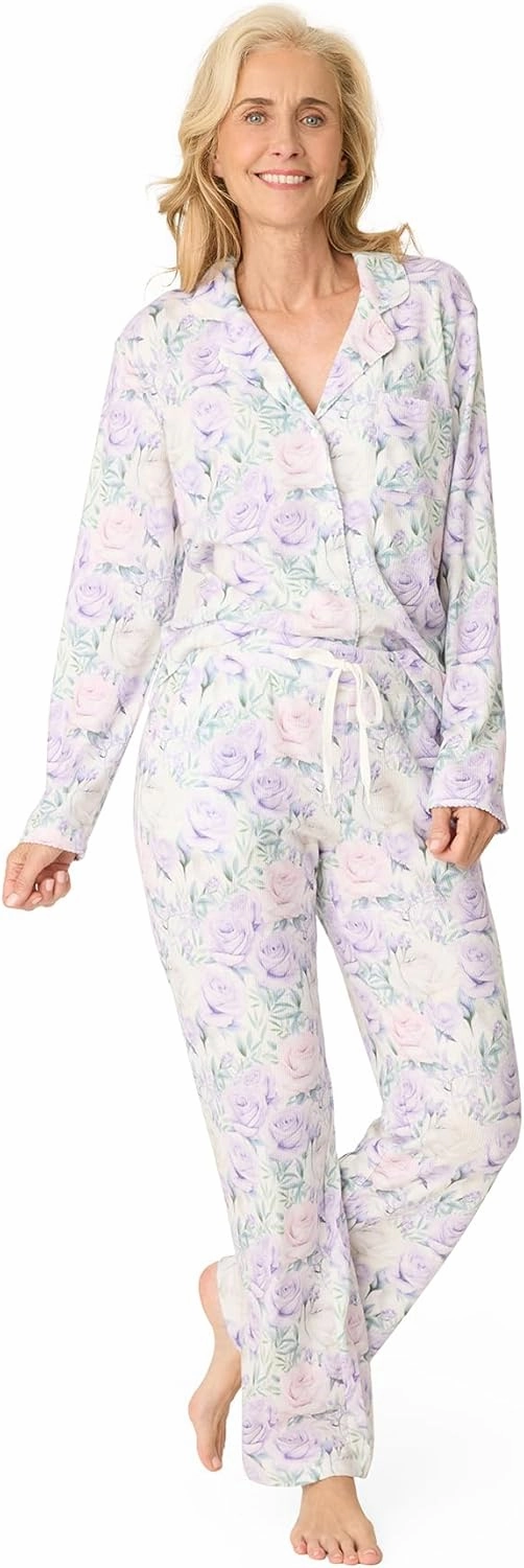 P.J. Salvage Women's Violet Rose Pajama Set