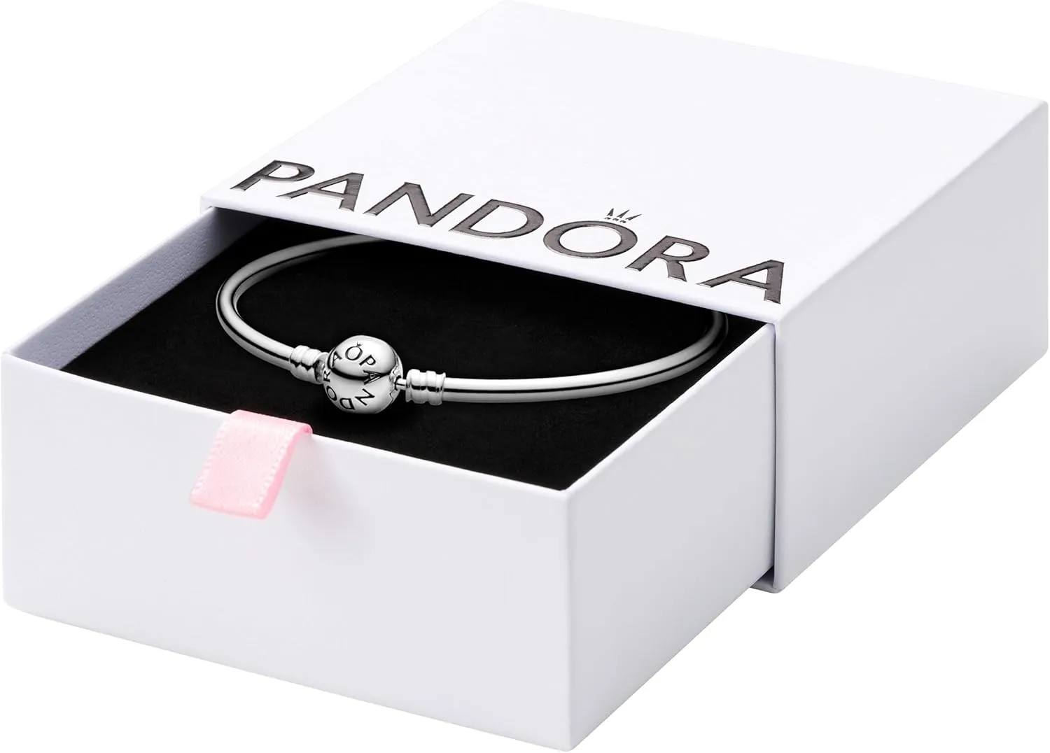 Pandora Moments Ball Clasp Bangle Bracelet - Gold Bracelet for Women - 14K Gold - With Gift Box