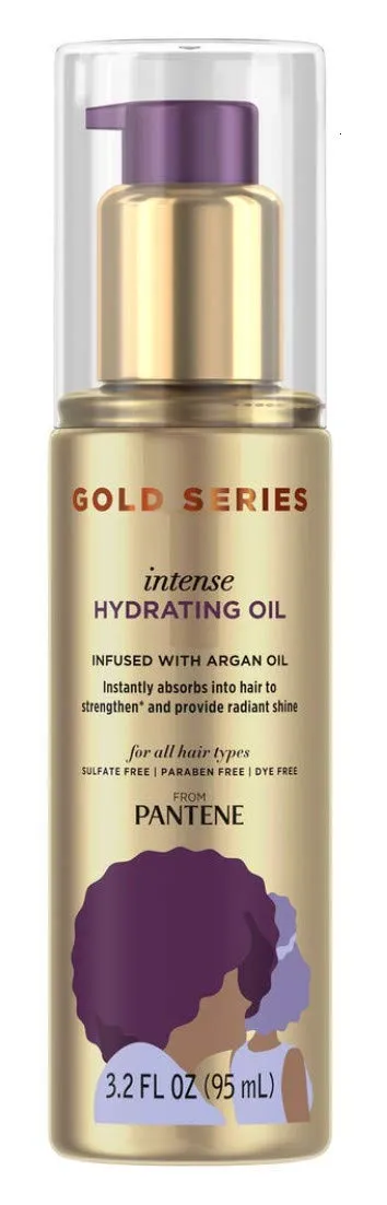 Pantene Gold Series Intense Hydrating Oil 3.2 Ounce (95ml) (3 Pack)