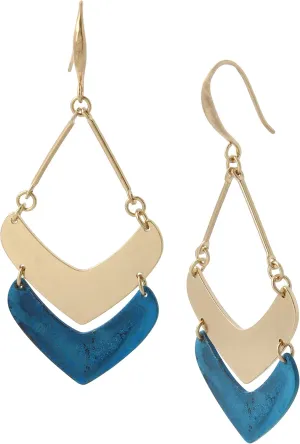 Patina Totem Drop Earrings