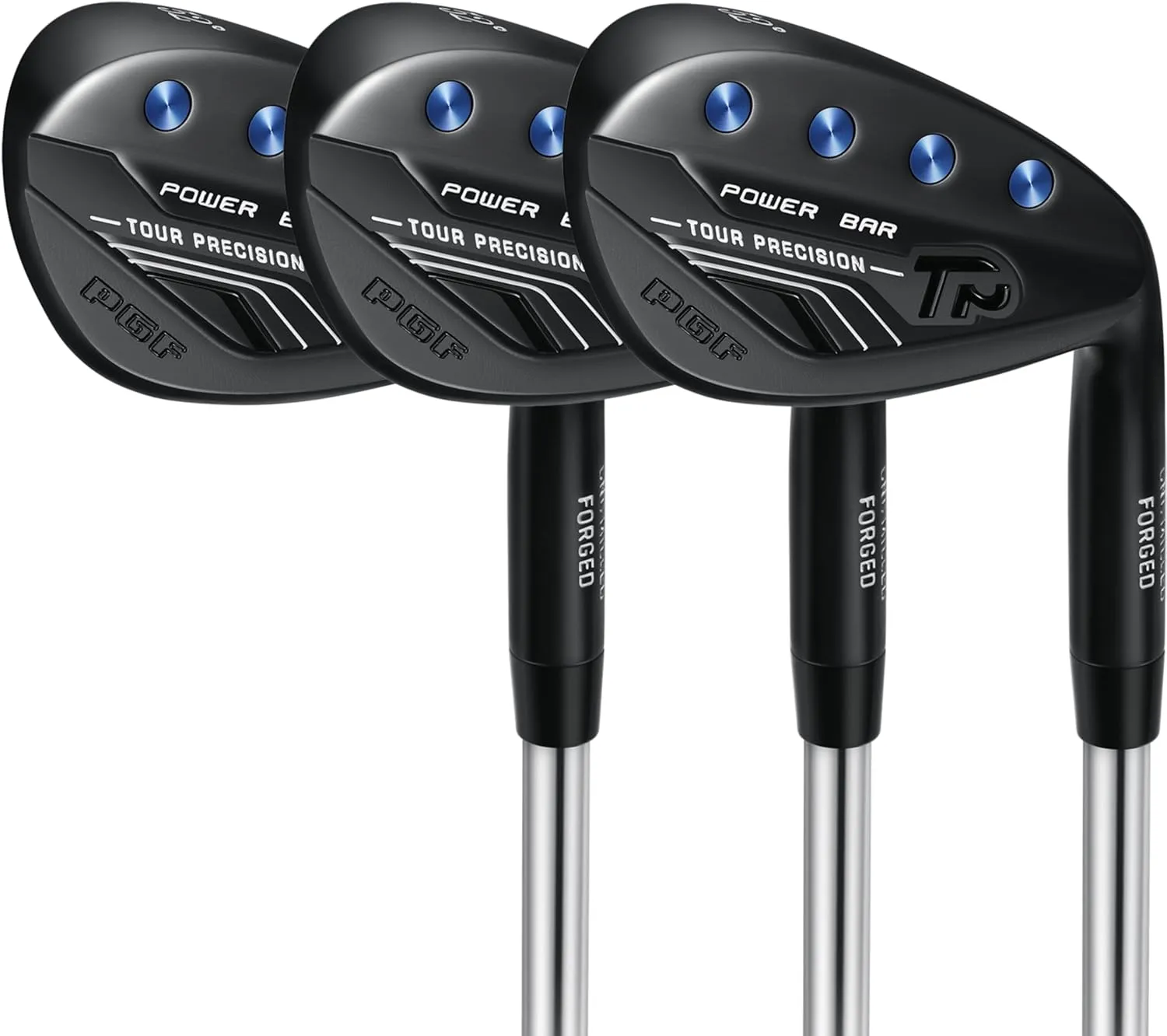 PGF Gold TP Full Face Milled Forged High-Toe Golf Sand Wedge Set for Men