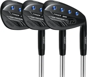 PGF Gold TP Full Face Milled Forged High-Toe Golf Sand Wedge Set for Men
