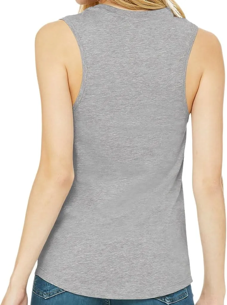 Phantom Women's Muscle Tank - Rose Tank Top - Retro Workout Tank