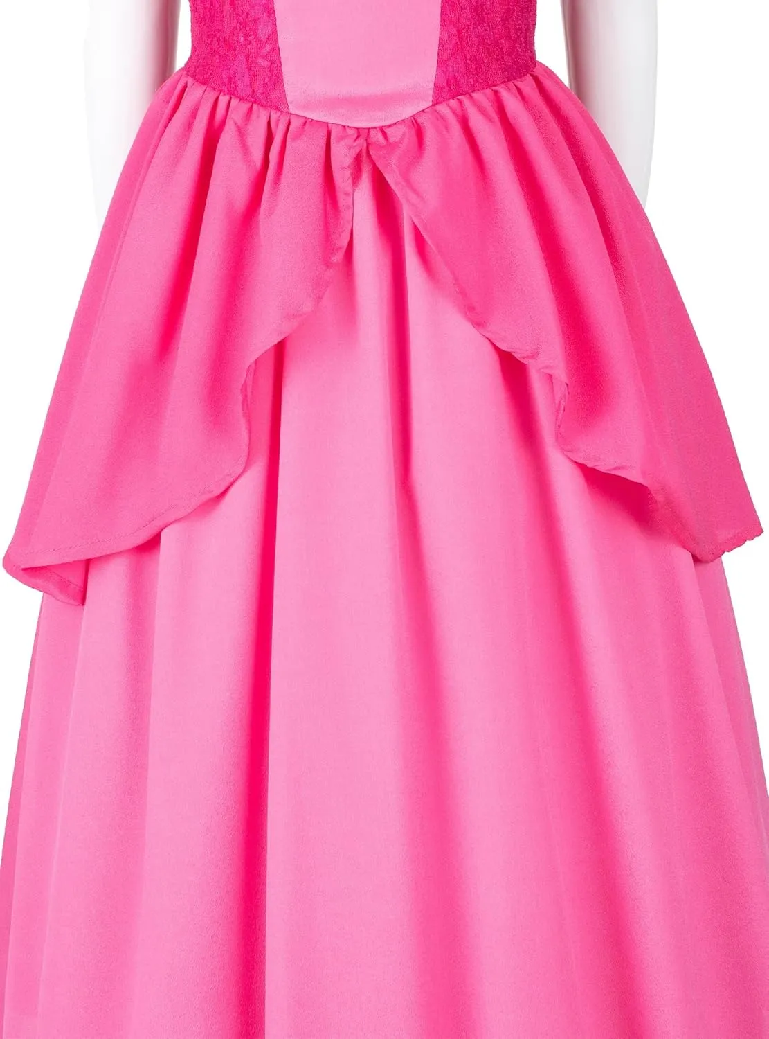 Pink Princess Dress for Girls - Princess Costume for Little Girls Dress Up with Accessories
