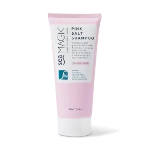 Pink Salt Shampoo with Mineral-Rich Himalayan and Dead Sea Salt Granules 7.05 oz/ 200g