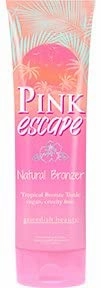 Pink Escape Tropical Natural Bronze Tonic & Flawless Finish Moisture 7oz