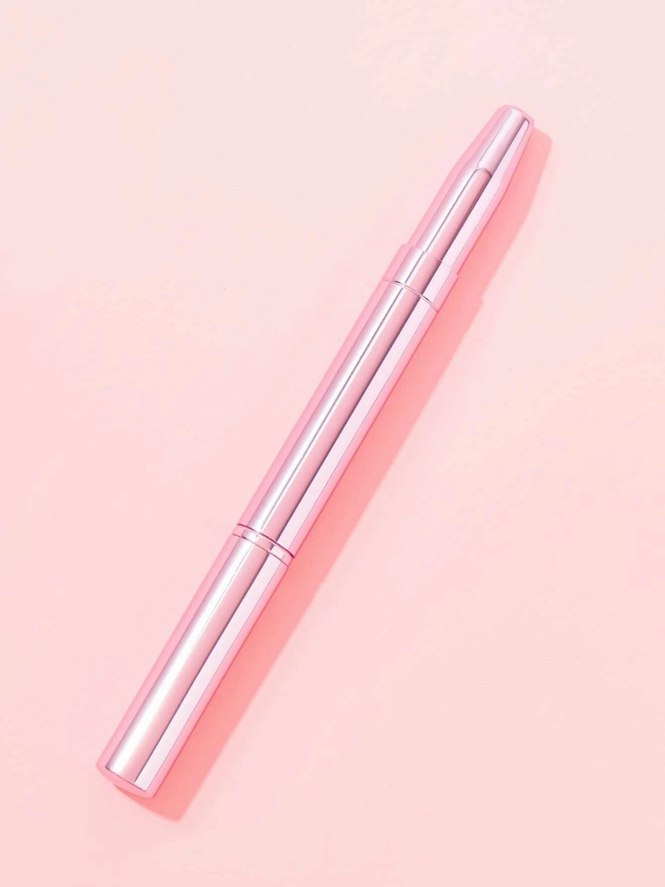 Pink Retractable Dual-Ended Lip Brush