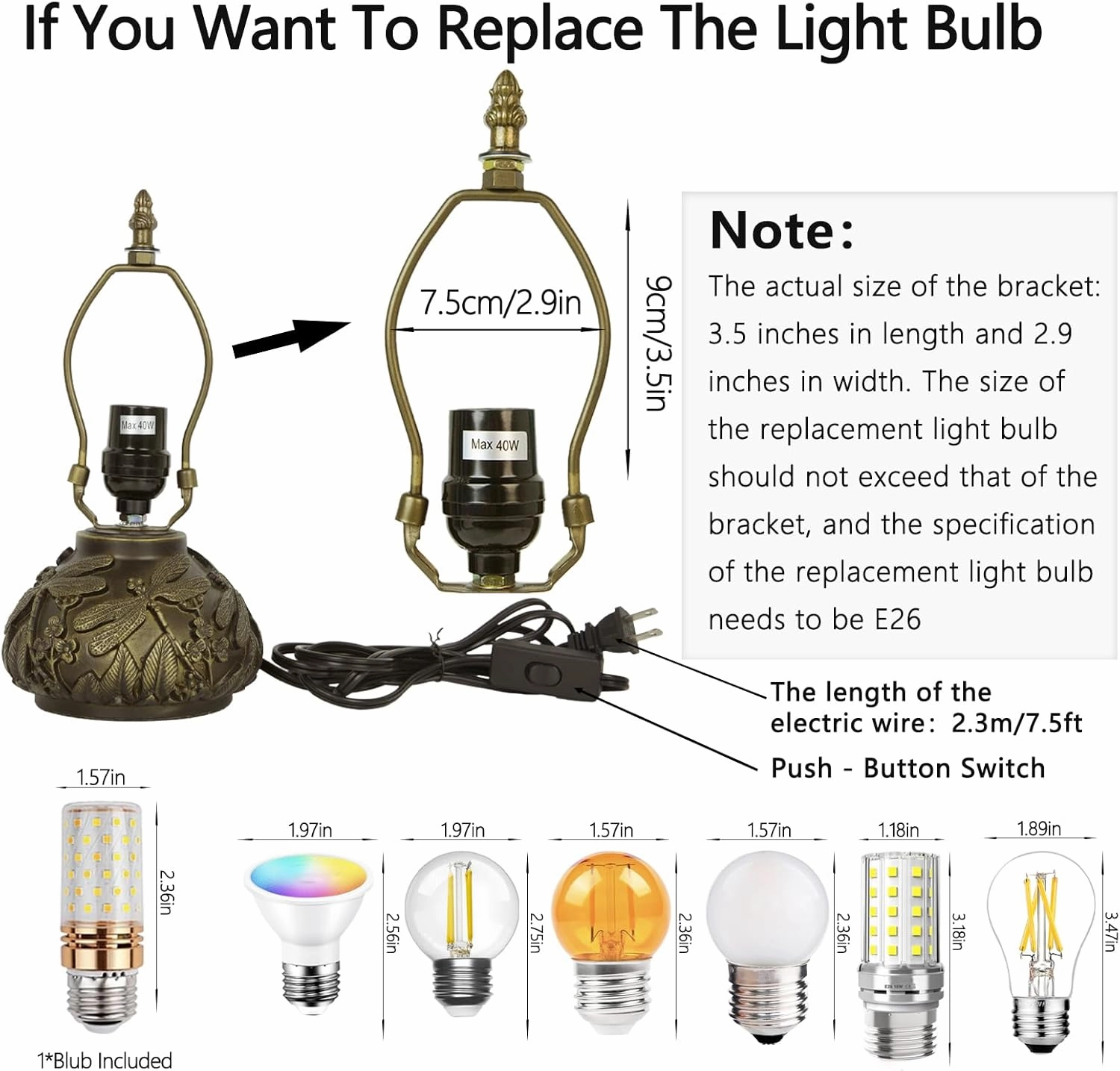 Pink Rose Tiffany Lamp, 8 Inch Small Stained Glass Lamp, 3 Color Temperatures Dimmable E26 LED, Mushroom Style Decorate Bedside, Bedroom