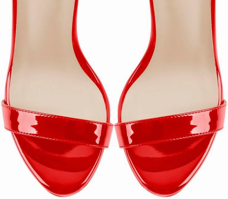 Platform Stiletto High Heels for Women, Round Open Toe Ankle Strap Sexy Heeled Sandals for Wedding Party Dress