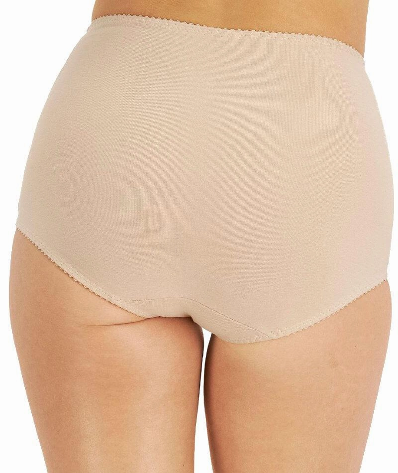 Playtex Cotton Rich Shaping Full Brief - Nude