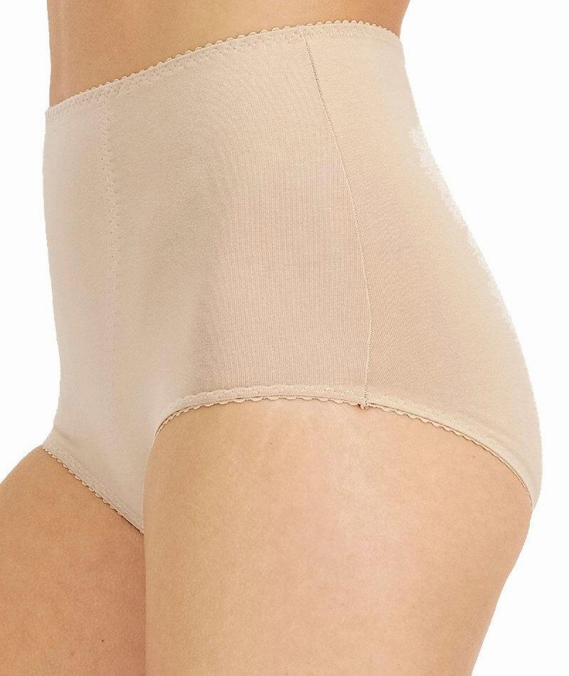 Playtex Cotton Rich Shaping Full Brief - Nude