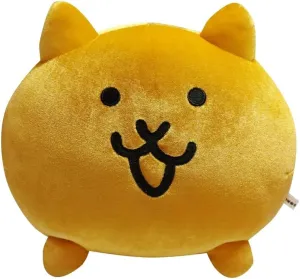 PONOS Official The Battle Cats Plush - Gold Cat Plushie - 12 Inch Collectible Battle Cats Soft Stuffed Animal