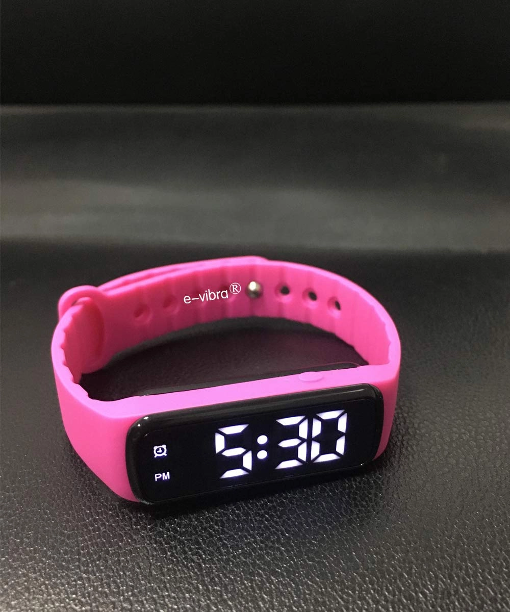 Potty Training Watch - Silent Vibrating Alarm Watch Pill Reminder Watch with Countdown Timer (Rose Red)