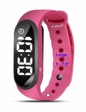 Potty Training Watch - Silent Vibrating Alarm Watch Pill Reminder Watch with Countdown Timer (Rose Red)