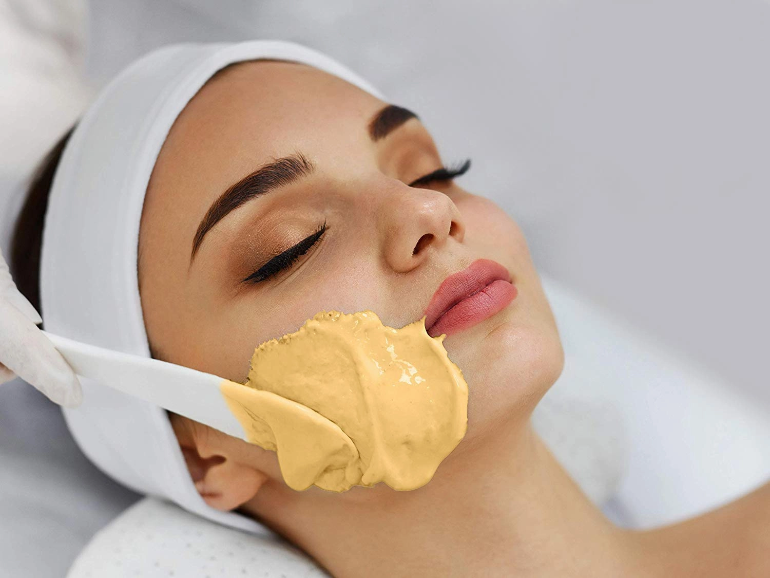 Premium Modeling Peel-Off Mask"Rubber Mask" Spa Set- 9 Treatments (Gold Collagen, Glow Vita C, Clear Charcoal)   Bowl and Spatula, Made In Korea (9 Pack)
