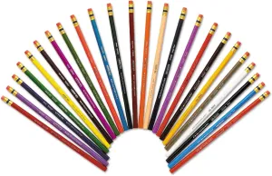 Prismacolor Col-Erase Erasable Colored Pencils, Adult Coloring, 24 Pack